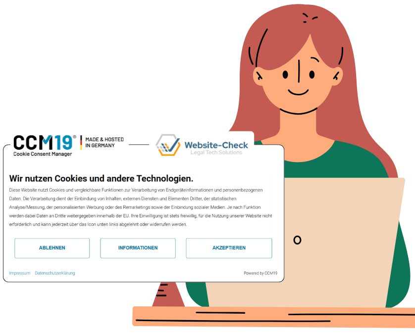 Consenttool von Website-Check und CCM19