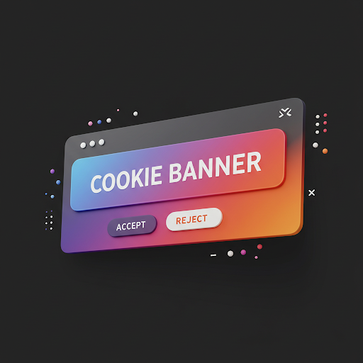 Grafik eines Cookiebanners