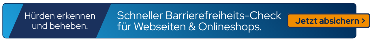 Intro Barrierefreiheit