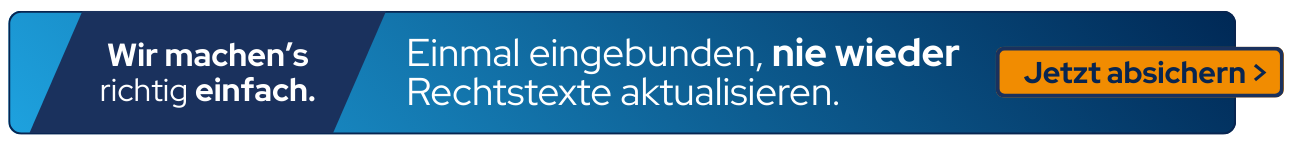 Intro Rechtstexte inkl. Haftungsübernahme Intro Rechtstexte inkl. Haftungsübernahme