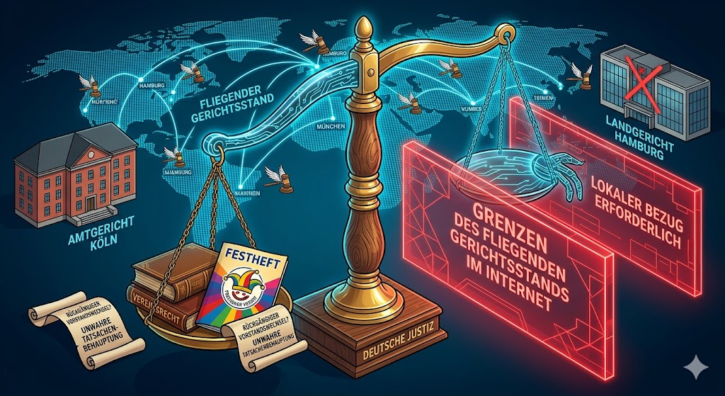 Warum der „fliegende Gerichtsstand“ im Internet Grenzen hat